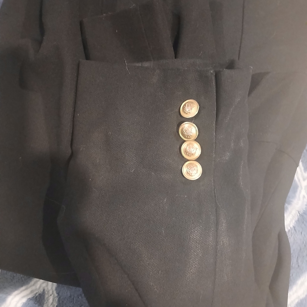 Ralph Lauren Navy Double-Breasted Blazer with Gold Accents - Picture 9 of 9